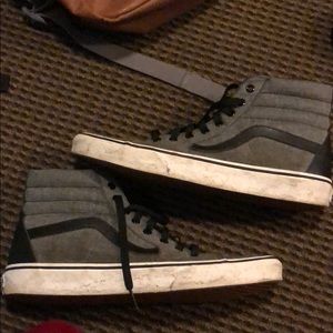 Grey High Top Vans